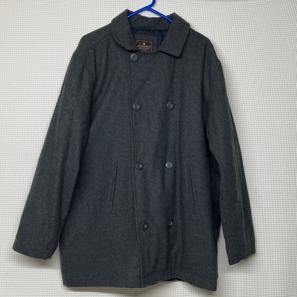 Steve & Barry's Charcoal Pea Coat